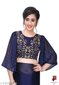 WOMAN SILK Sarees Charvi Fashionable Sarees - Self-Design, 1, DARK BLUE, FREE SIZE